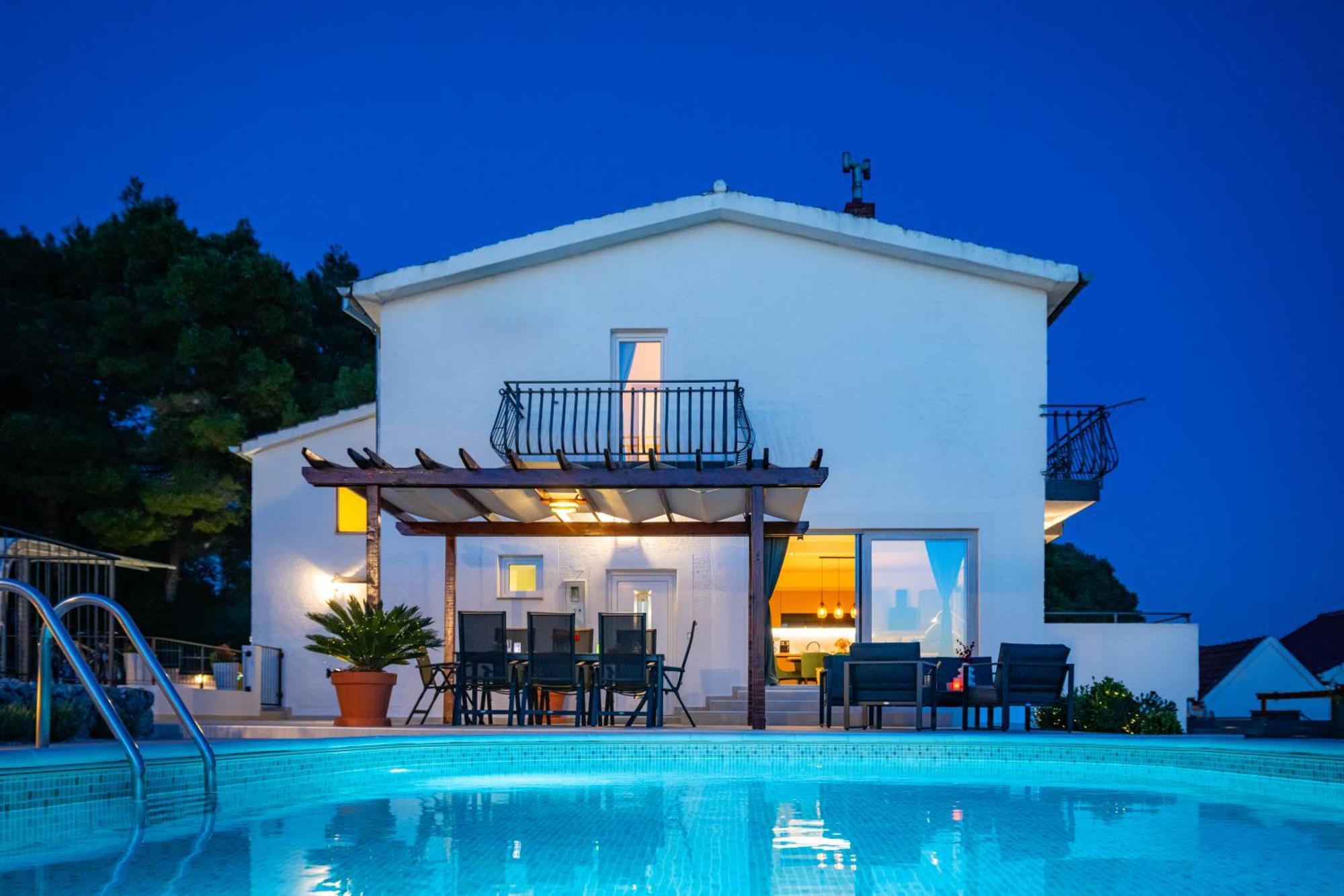 Villa Plenca - Heated Pool ! Шибеник Экстерьер фото