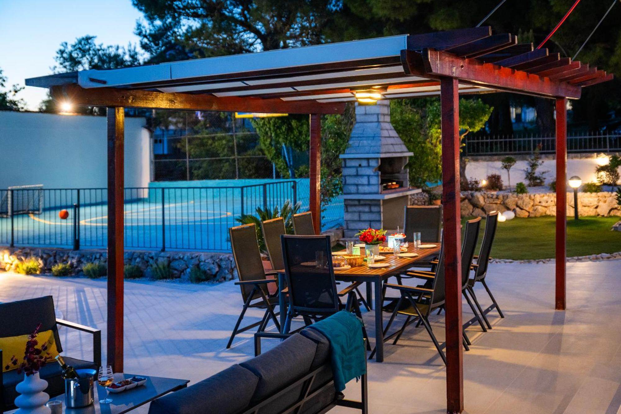 Villa Plenca - Heated Pool ! Шибеник Экстерьер фото