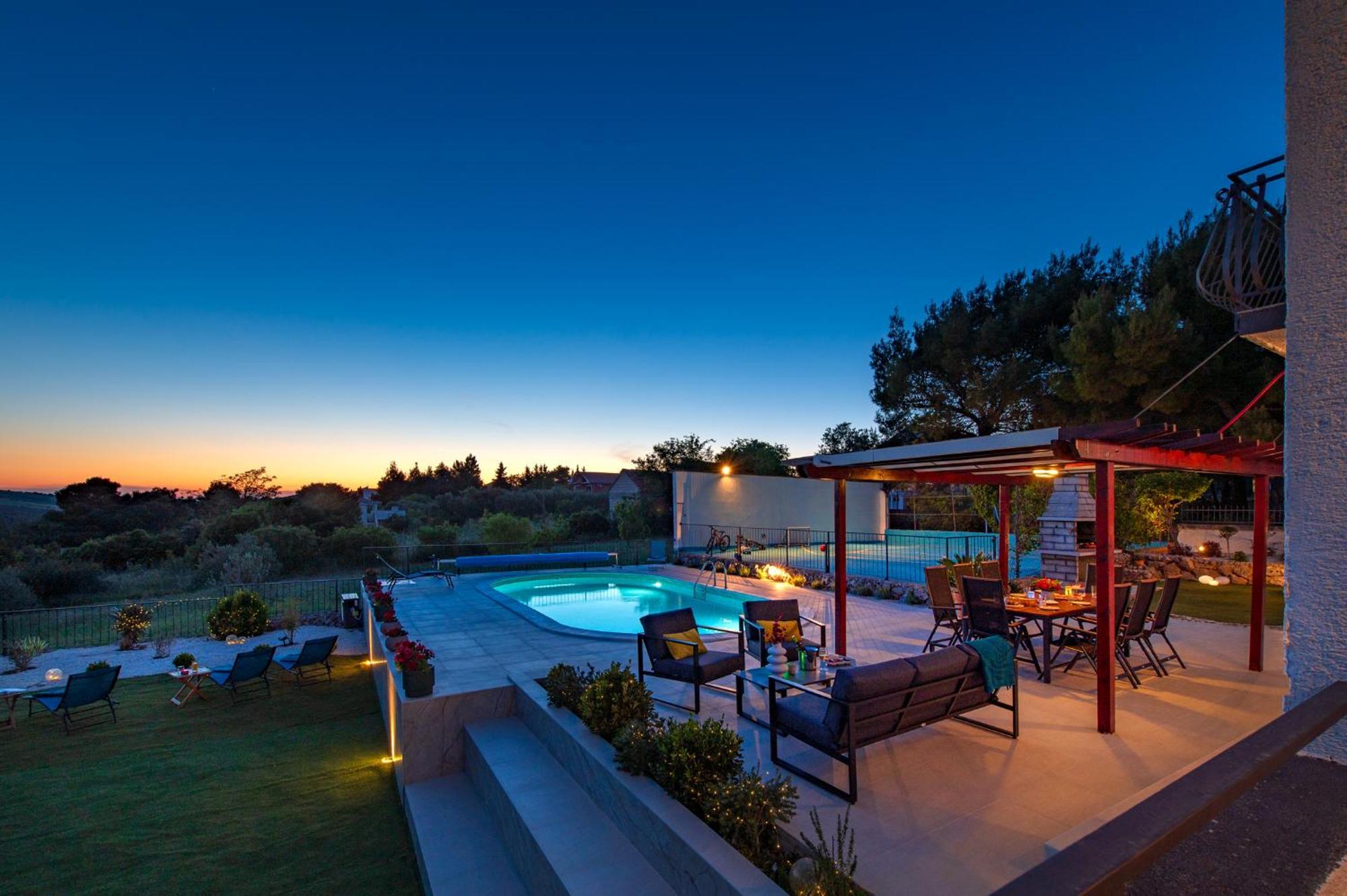 Villa Plenca - Heated Pool ! Шибеник Экстерьер фото
